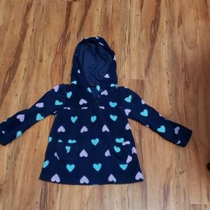Kids hooded fleece pullover, size 3t